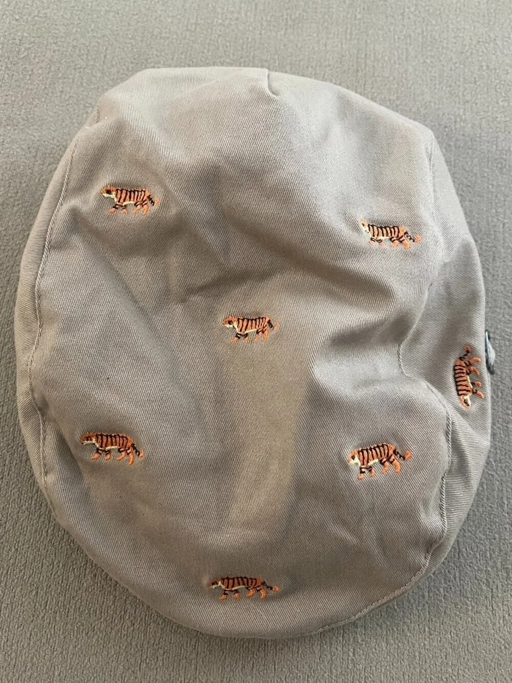 Janie and Jack Newsboy Lining Beige/Tan Boys Lining Hat Size 6-8